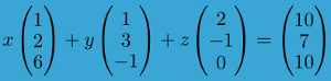 sistema com vectors