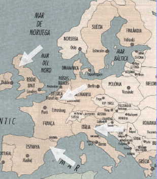 Localitzaci de les escoles a Europa