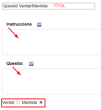 Veritat/Mentida Veritat/Mentida