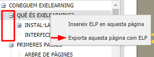 Exportar elp