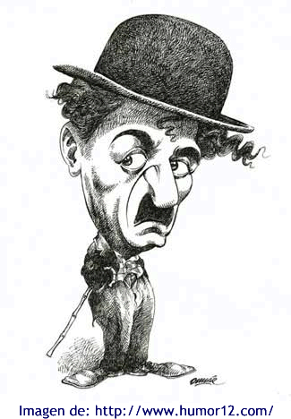 Caricatura de Charles Chaplin
