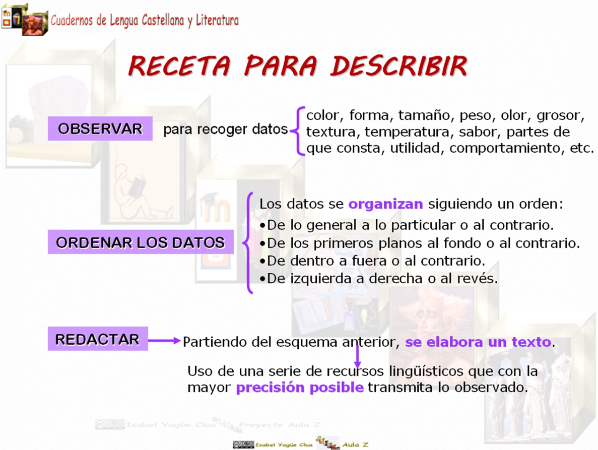 Receta para describir