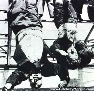On April 28 1945, at the Piazzale Loreto in Milan, Benito Mussolini and his mistress Clara Petacci were shot and hanged in a spectacle that was photographed ...