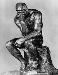 "El pensador "de A. Rodin
