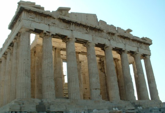 El Partenon de la Acrópolis de Atenas