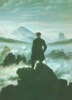 A. D. Friedrich, "Caminante sobre el mar de nubes "