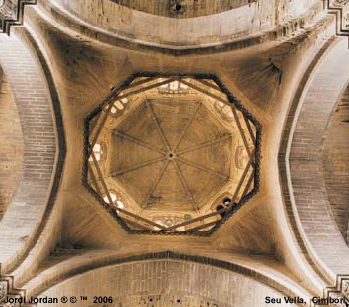 Seu Vella de Lleida. Detall. Cimbori.