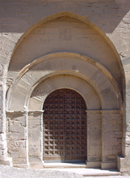 Detall Portal de Sant Berenguer. Seu Vella de Lleida.