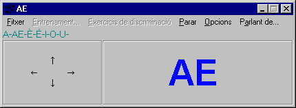 Pantalla de Reconeixement de fonemes