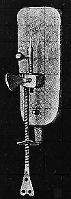 Uno de los microscopios de Leeuwenhoek