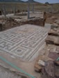 Mosaic in a a rich villa. Thuburbo Maius. Tunisia.