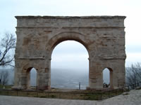 Roman Arch in Medinaceli (Spain)
