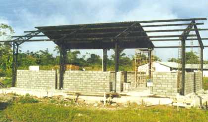 Imatge de la sala que s'estava construint