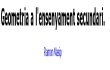 Geomatria a l'ensenyament secundari