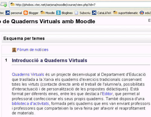 web del projecte