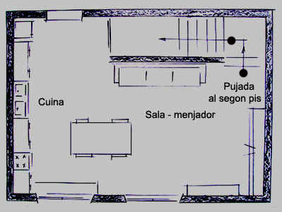 Planol del primer pis