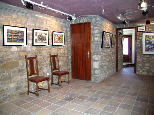 One of the gallery rooms