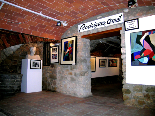 A corner of the art gallery