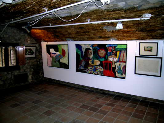 Una sala de la galeria d'art