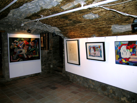 One of the gallery rooms