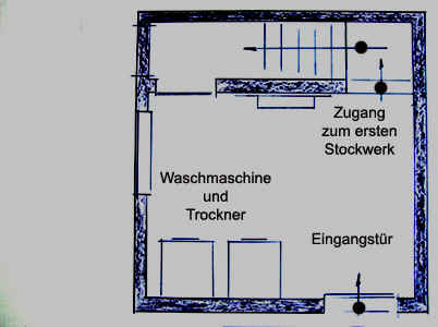 Plan des Erdgeschosses