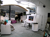 The artist's studio