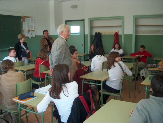 Professors alemanys amb els nostres alumnes de 1 ESO