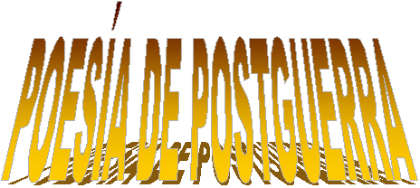 POESA DE POSTGUERRA