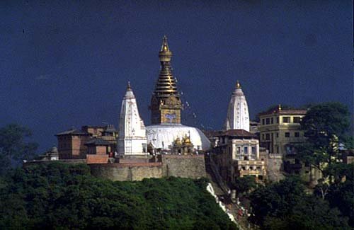 Stupa de Swayambunath. Nepal
