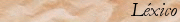 Léxico