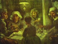 'Comiendo patatas' de Van Gogh