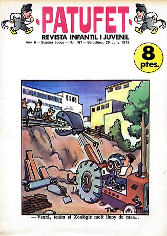 Portada del darrer número del "Patufet" de la segona època.