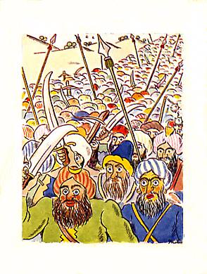 L'exèrcit dels  sarraïns