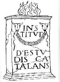 Antic segell de l'Institut d'Estudis Catalans