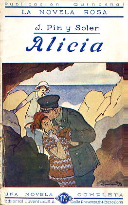 Portada de la versió castellana d'"Alícia". L'edició catalana no tenia cap il·lustració.