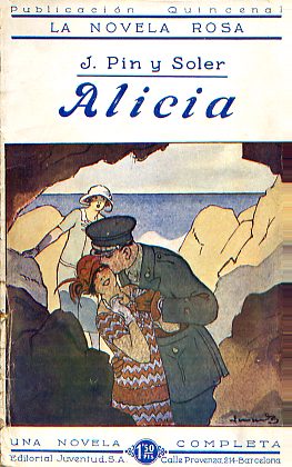 Portada de la versió castellana d'"Alícia". L'edició catalana no tenia cap il·lustració.
