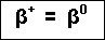 Cuadro de texto: &beta;+  =  &beta;0