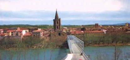 Sangüesa desde el puente