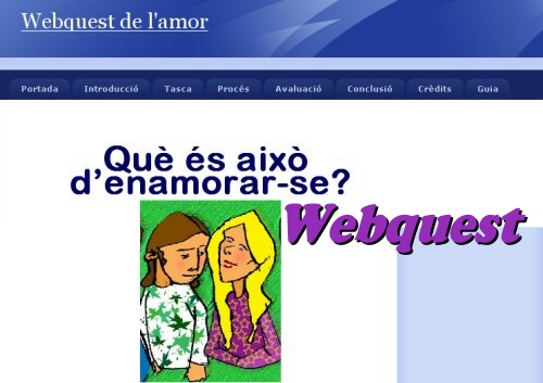 Webquest de l'amor - Clica-hi