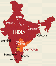 Mapa de Anantapur