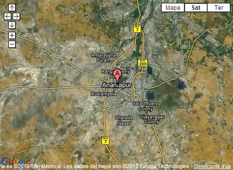 Mapa Anantapur