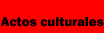 Actos culturales