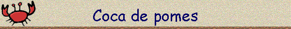 Coca de pomes