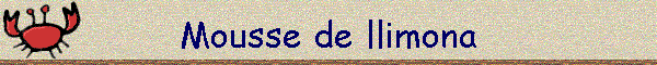 Mousse de llimona