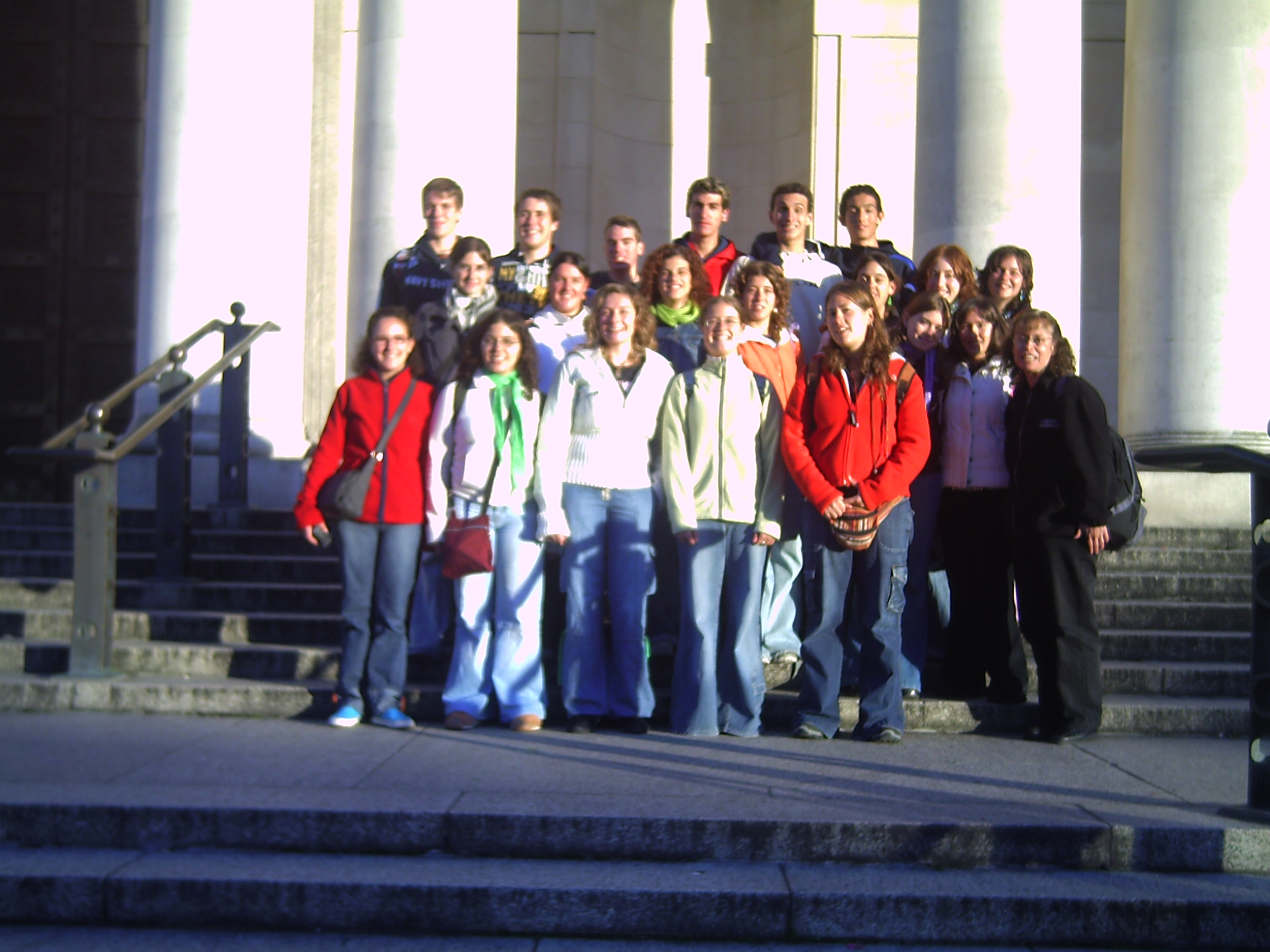 Image of the group during their stay in Cardiff