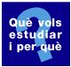 QU&egrave; vols estudiar i per qu&egrave;?