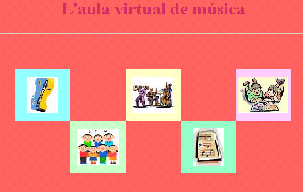 Per anar a l'Aula vitual de música