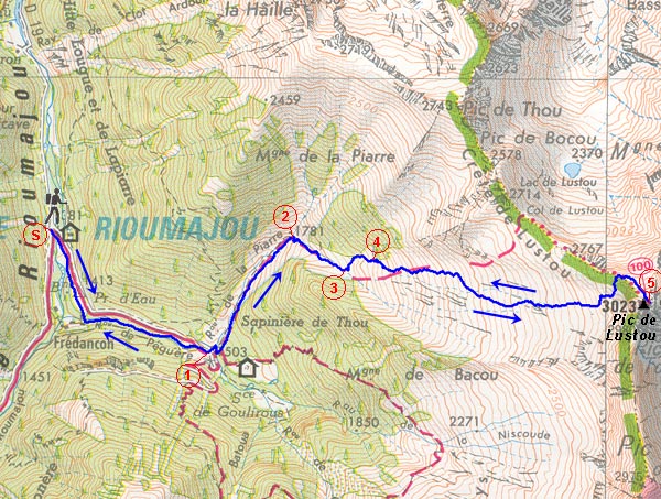 Mapa de l'itinerari