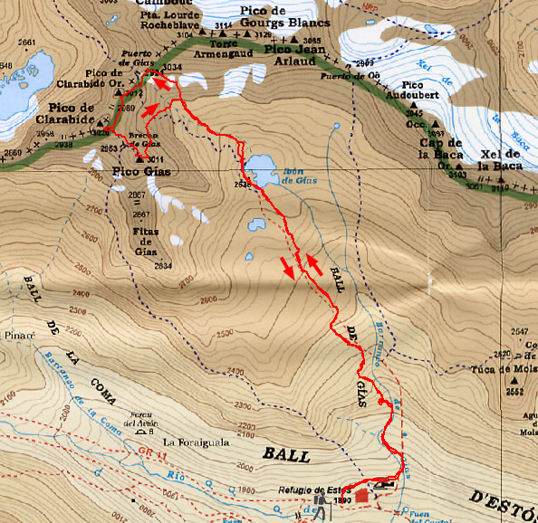 mapa itinerari