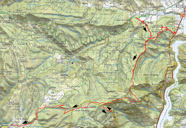 Mapa reduït recorregut